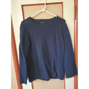 Banana Republic Navy Sweater, Long Flared Sleeves, Size L